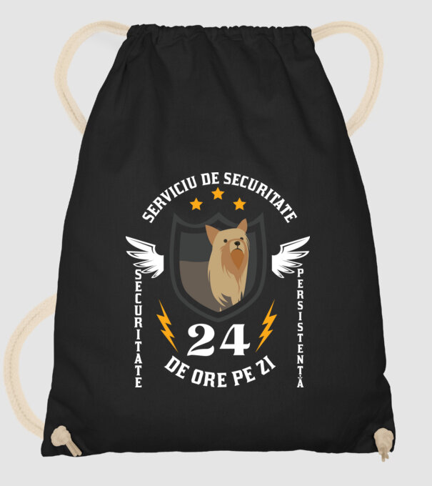 serviciu de securitate - securitate - persistență - 24 de ore pe zi model negru pe tricou