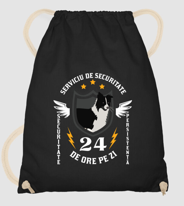 serviciu de securitate - securitate - persistență - 24 de ore pe zi model negru pe tricou