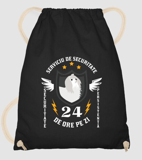 serviciu de securitate - securitate - persistență - 24 de ore pe zi model negru pe tricou