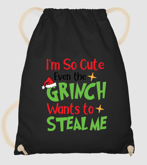 So cute Grinch model negru pe tricou