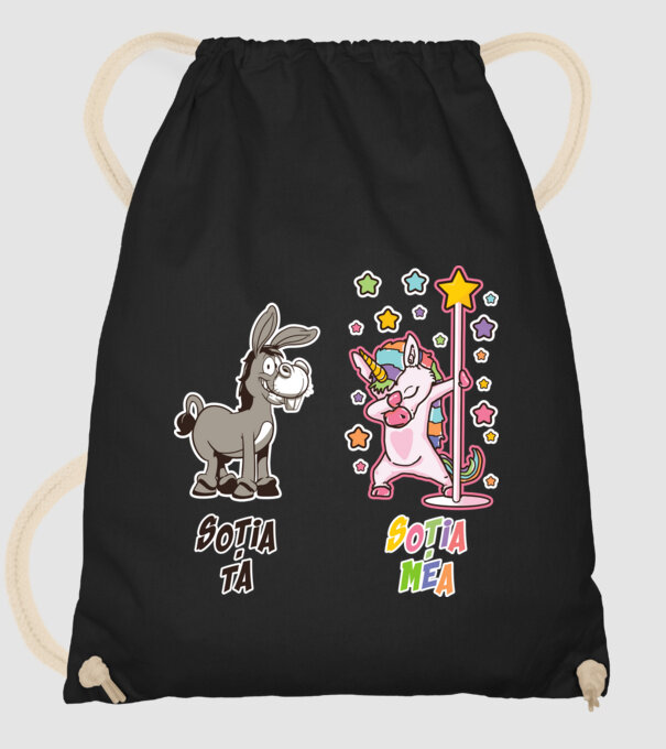 soția ta - soția mea model negru pe tricou