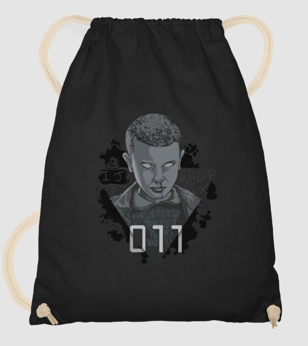Stranger Things model negru pe tricou