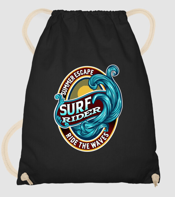 Summer Escape model negru pe tricou