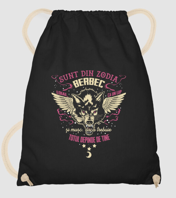 Berbec model negru pe tricou