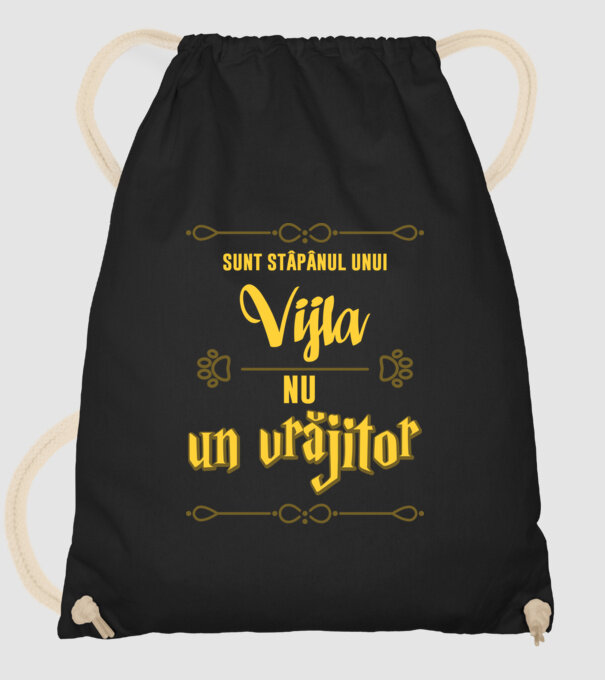 sunt stăpânul unui vijla, nu un vrăjitor model negru pe tricou