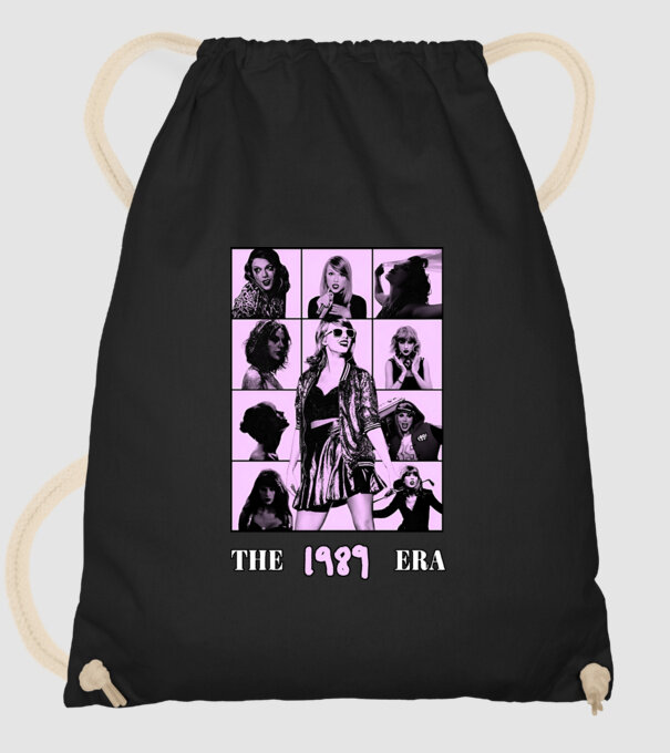 Taylor Swift ERAS lilac model negru pe tricou