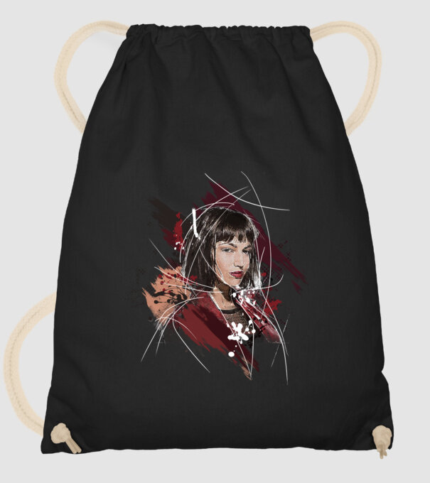 tokyo poster model negru pe tricou