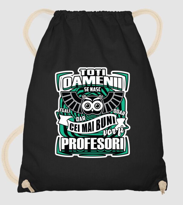 Toți oamenii profesori model negru pe tricou