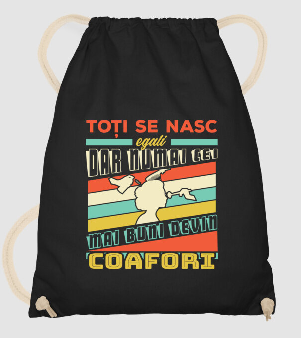 Toți se nasc egali, dar numai cei mai buni devin coafori model negru pe tricou