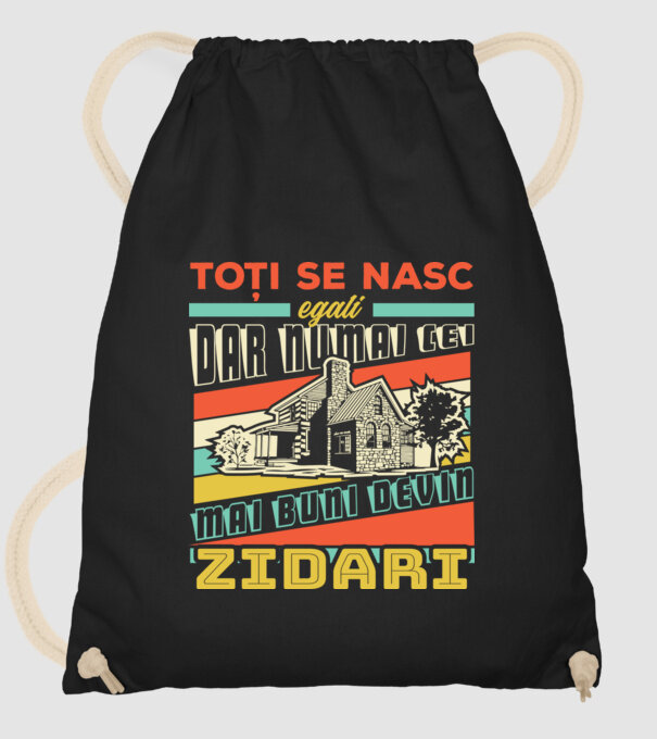 Toți se nasc egali, dar numai cei mai buni devin zidari model negru pe tricou