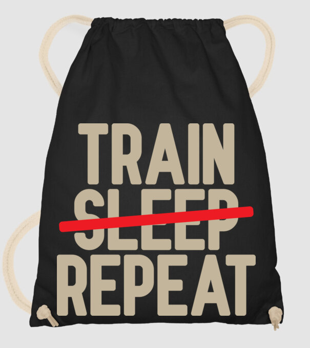 Train repeat model negru pe tricou