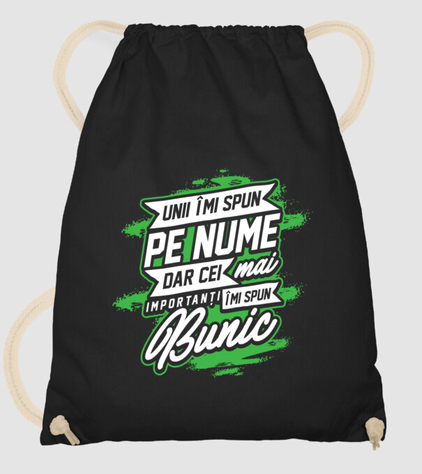 Unii îmi spun pe nume, dar cei mai importanți îmi spun bunic model negru pe tricou