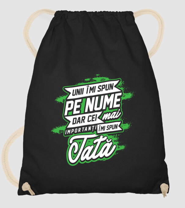 Unii îmi spun pe nume, dar cei mai importanți îmi spun tată model negru pe tricou