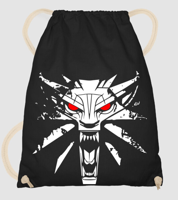 Witcher model negru pe tricou