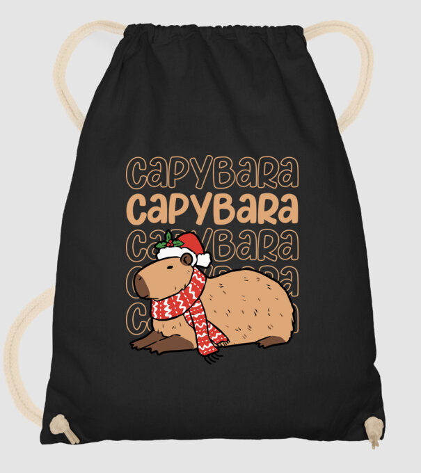 Xmas Cappy model negru pe tricou