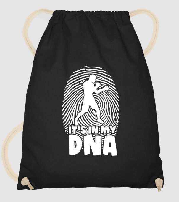 Boxer DNA model negru pe tricou