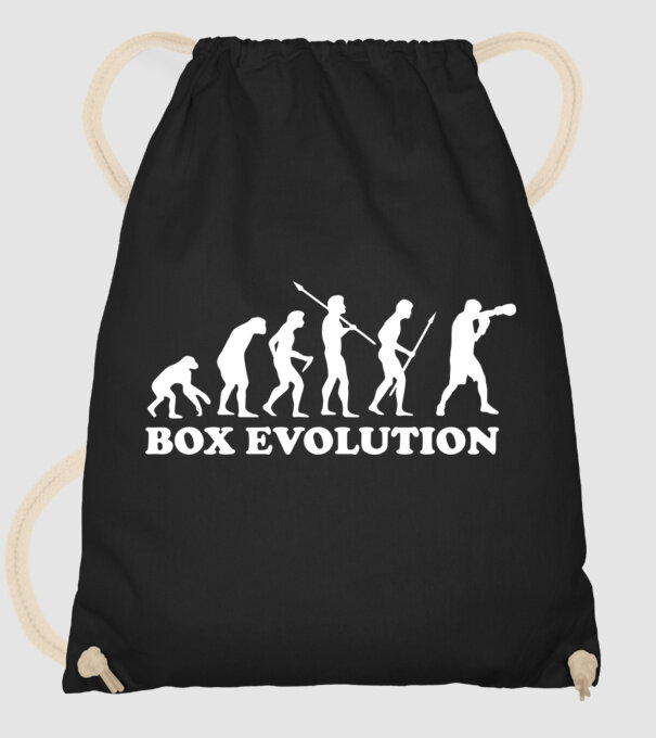 Box evoluție model negru pe tricou