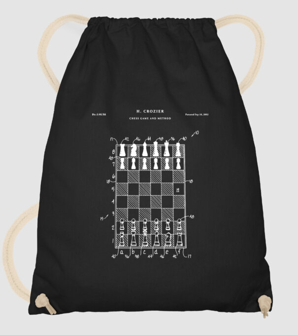 Chess Game method model negru pe tricou