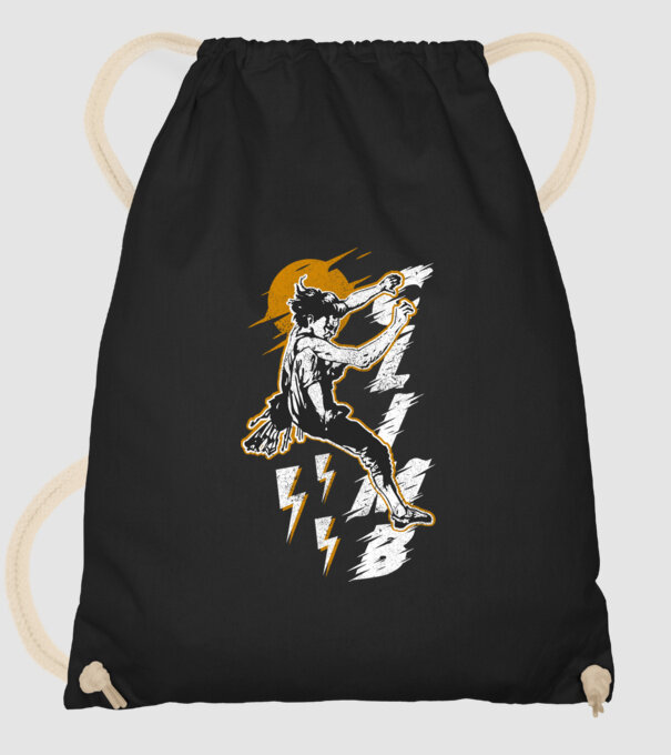 CLIMB retro model negru pe tricou