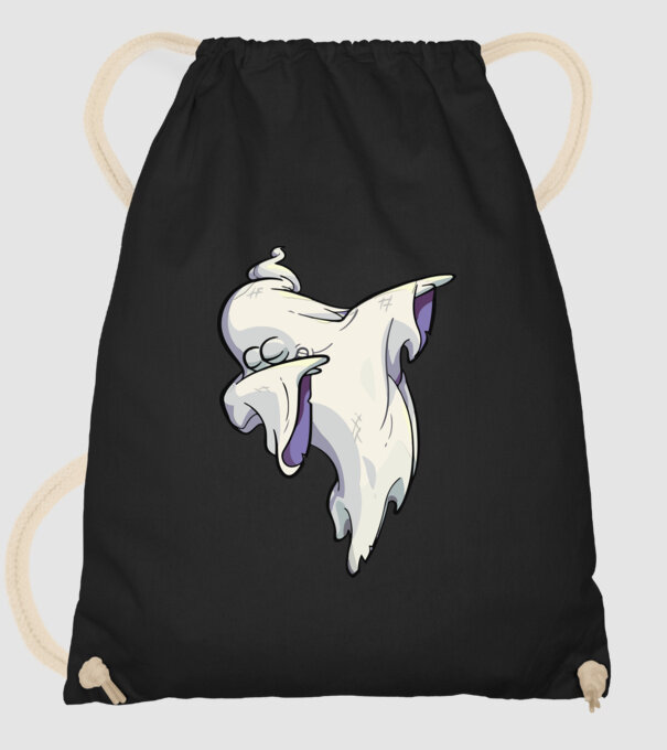 Dab ghost model negru pe tricou