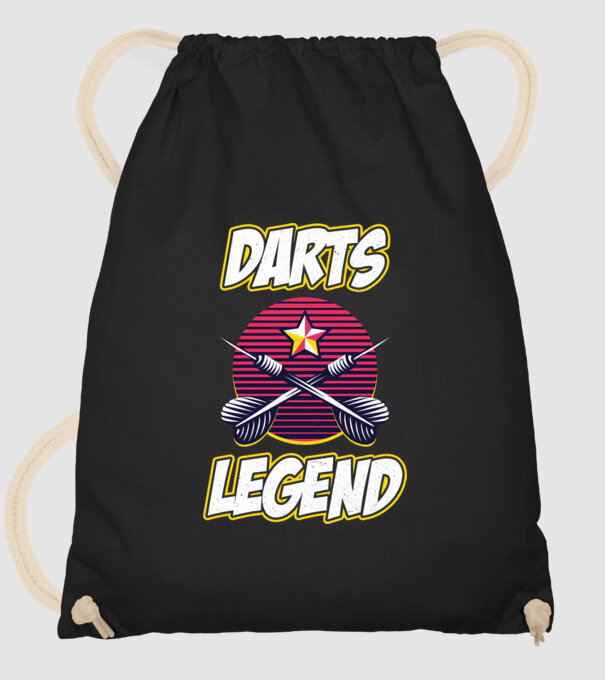 Darts legend model negru pe tricou