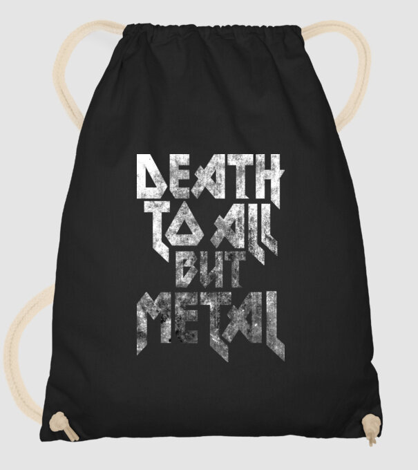 Death but metal model negru pe tricou