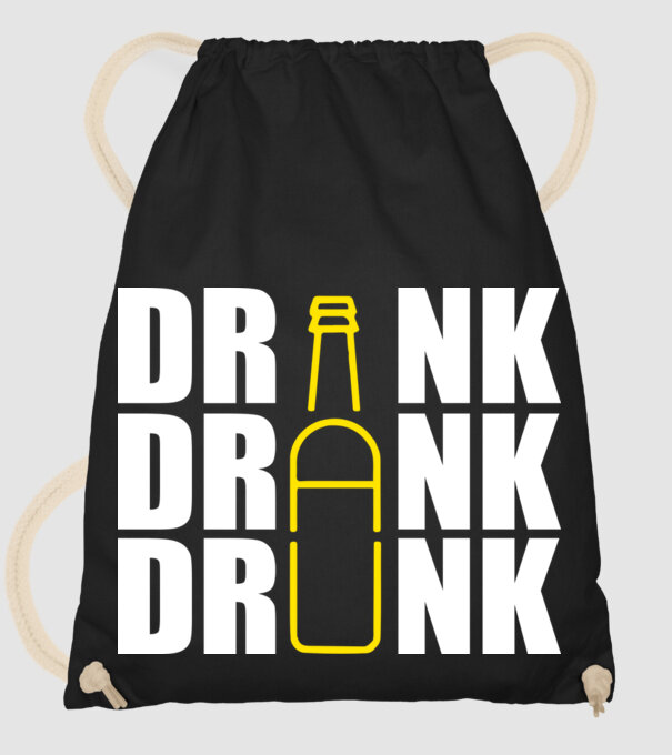 Drink drank drunk model negru pe tricou