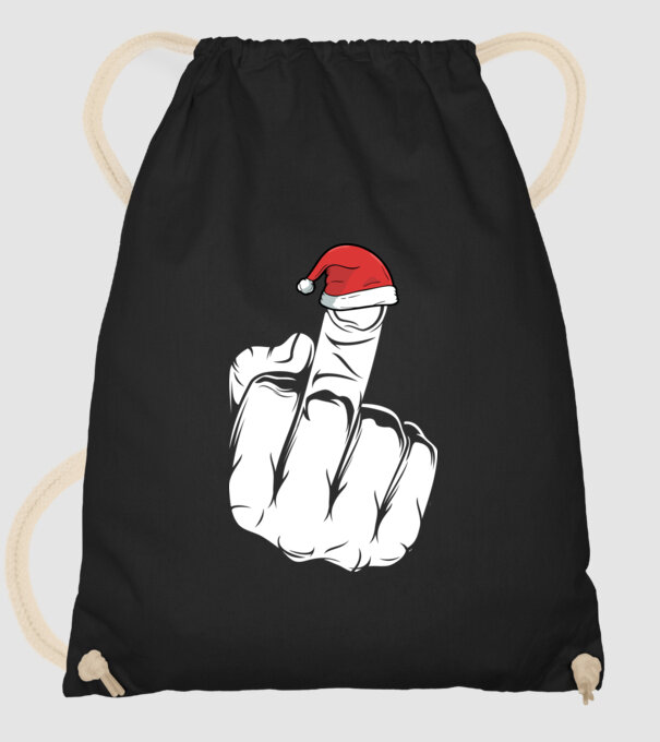 f u christmas model negru pe tricou