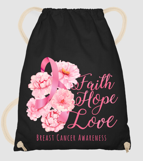 Faith hope love model negru pe tricou