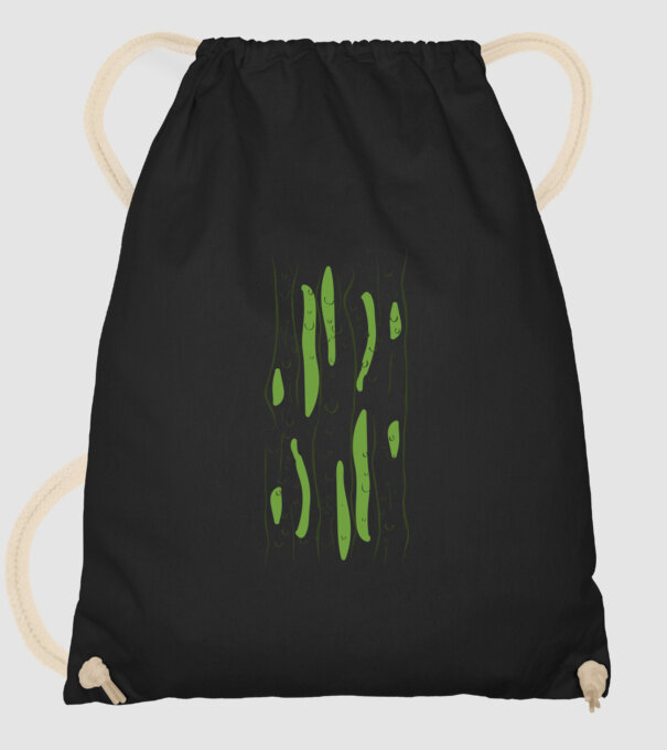 Castravete carnaval model negru pe tricou