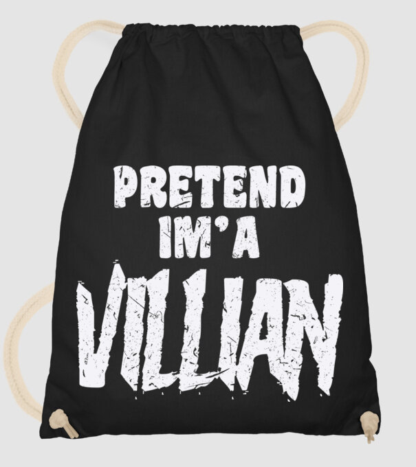 Villian carnaval model negru pe tricou
