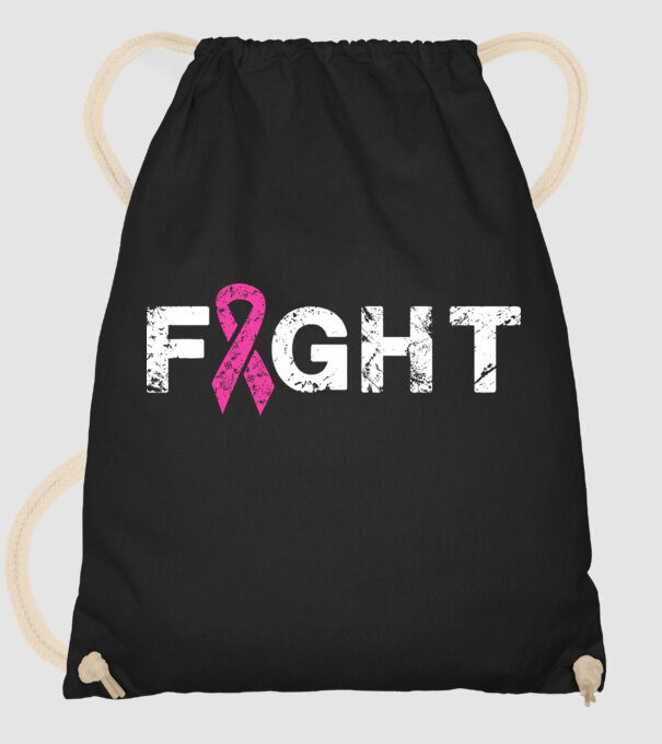 Fight model negru pe tricou