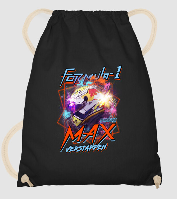 FORMULA 1 VERSTAPPEN model negru pe tricou