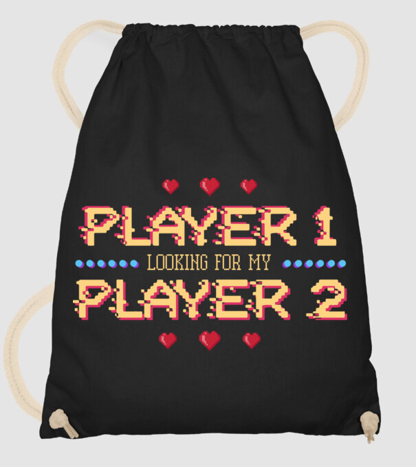 Gamer Love model negru pe tricou