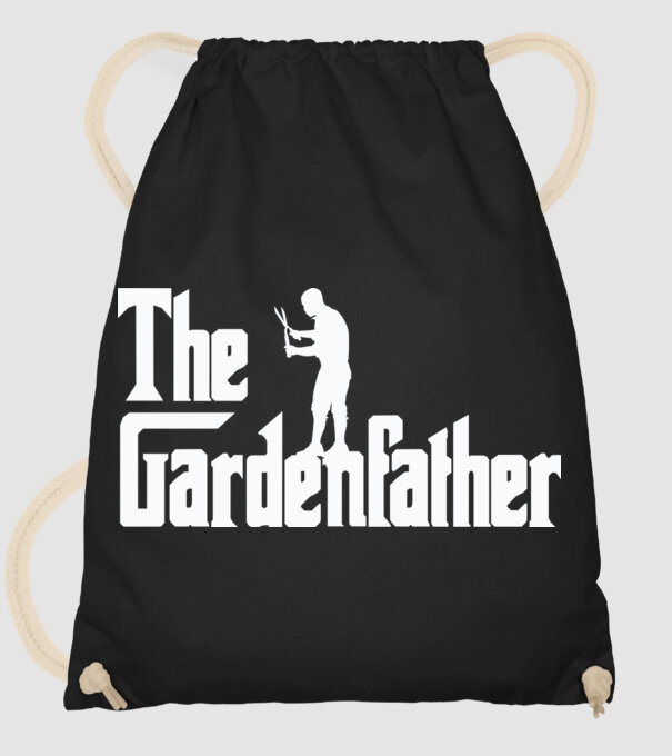 The Gardenfather model negru pe tricou