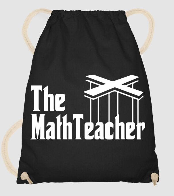 Profesor de matematică Mathteacher Godfather model negru pe tricou