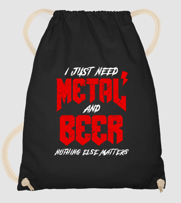 Nothing else matters model negru pe tricou