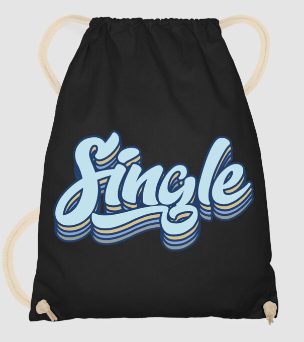 Retro single model negru pe tricou