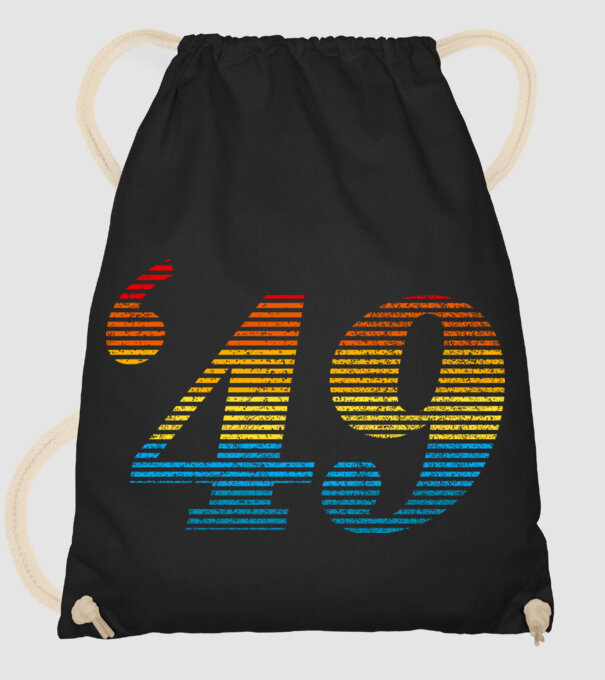 Retro Birthday 1949 model negru pe tricou