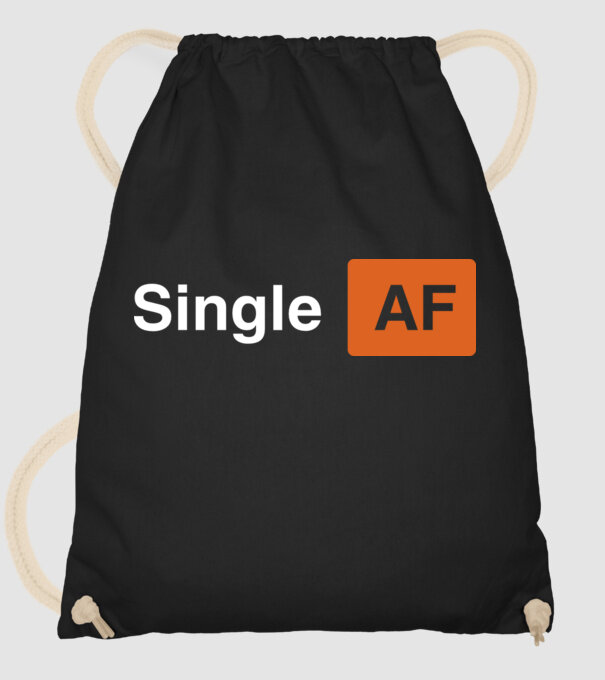 Single AF model negru pe tricou