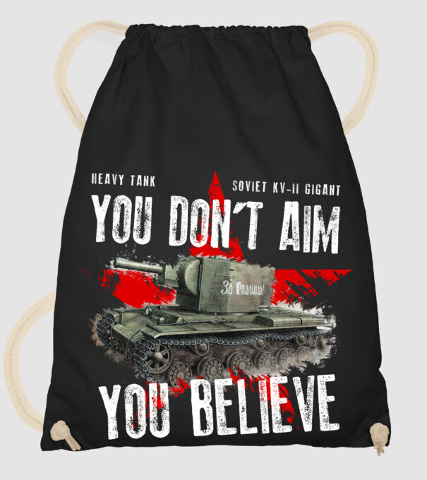 Soviet kv-II model negru pe tricou