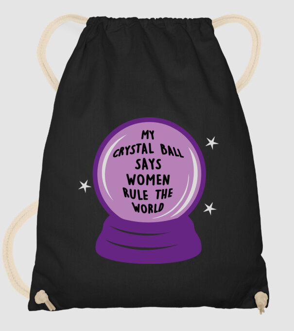 Women rule the world model negru pe tricou