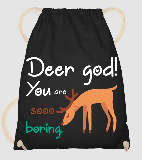 You = boring model negru pe tricou
