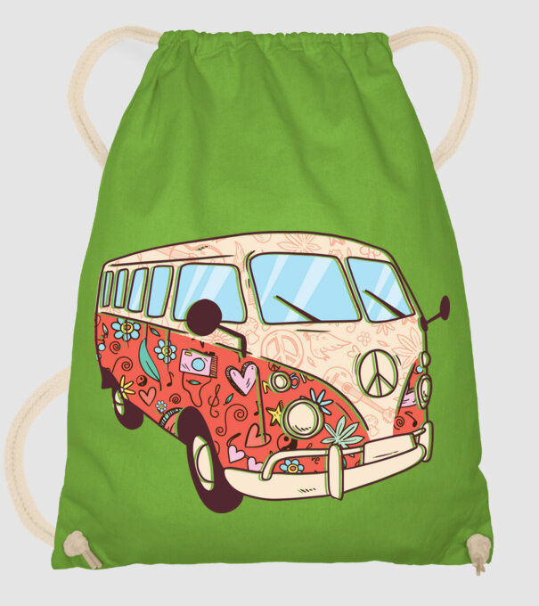 Autobuze model verde de măr pe tricou