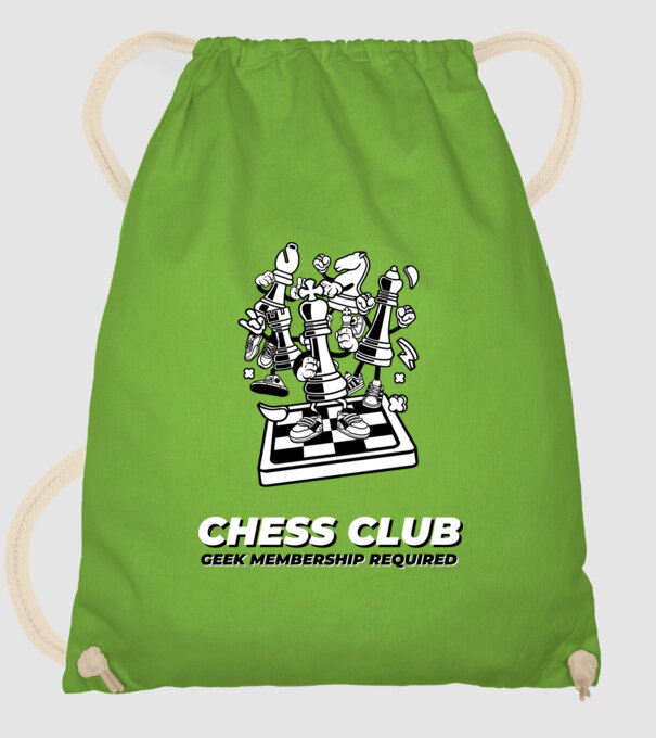 chess club model verde de măr pe tricou
