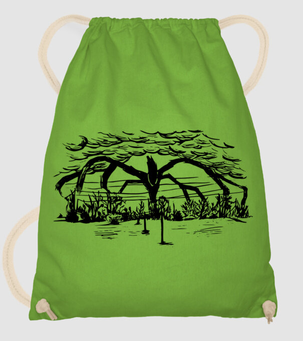 mind flayer drawing stranger things model verde de măr pe tricou