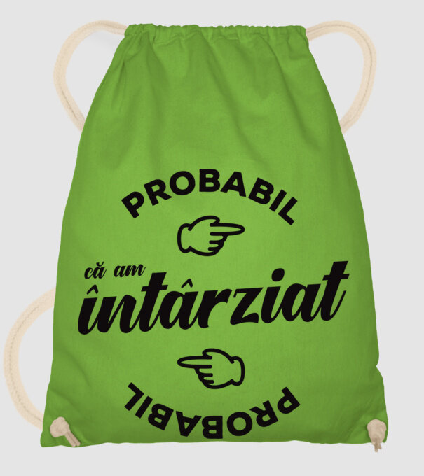 Probabil că am întârziat model verde de măr pe tricou