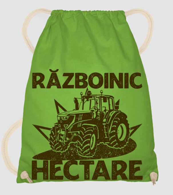 Războinic Hectare model verde de măr pe tricou