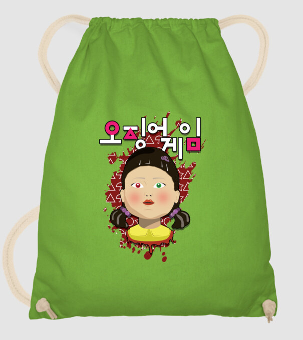 red light green light doll model verde de măr pe tricou