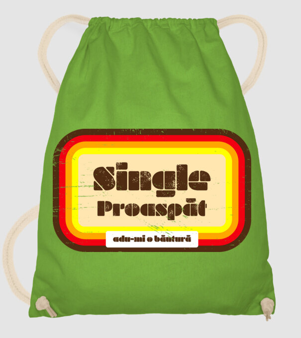 single proaspăt - adu-mi o băutură model verde de măr pe tricou